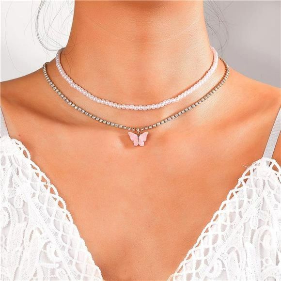 9PCS Gold Layered Chain Necklace for Women Girls, Gold Necklace - Picture 4 of 7